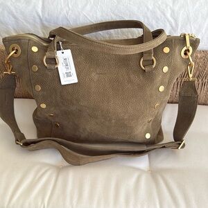 NEW Hammitt Daniel Lrg Handbag - Moss/Nubuck